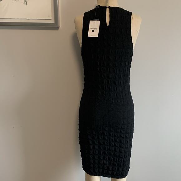 NWT Forever 21 Bodycon Dress Black Womens Small Tank New with Tags - Picture 5 of 9